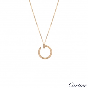 Cartier Yellow Gold Juste Un Clou Diamond Necklace B7224512